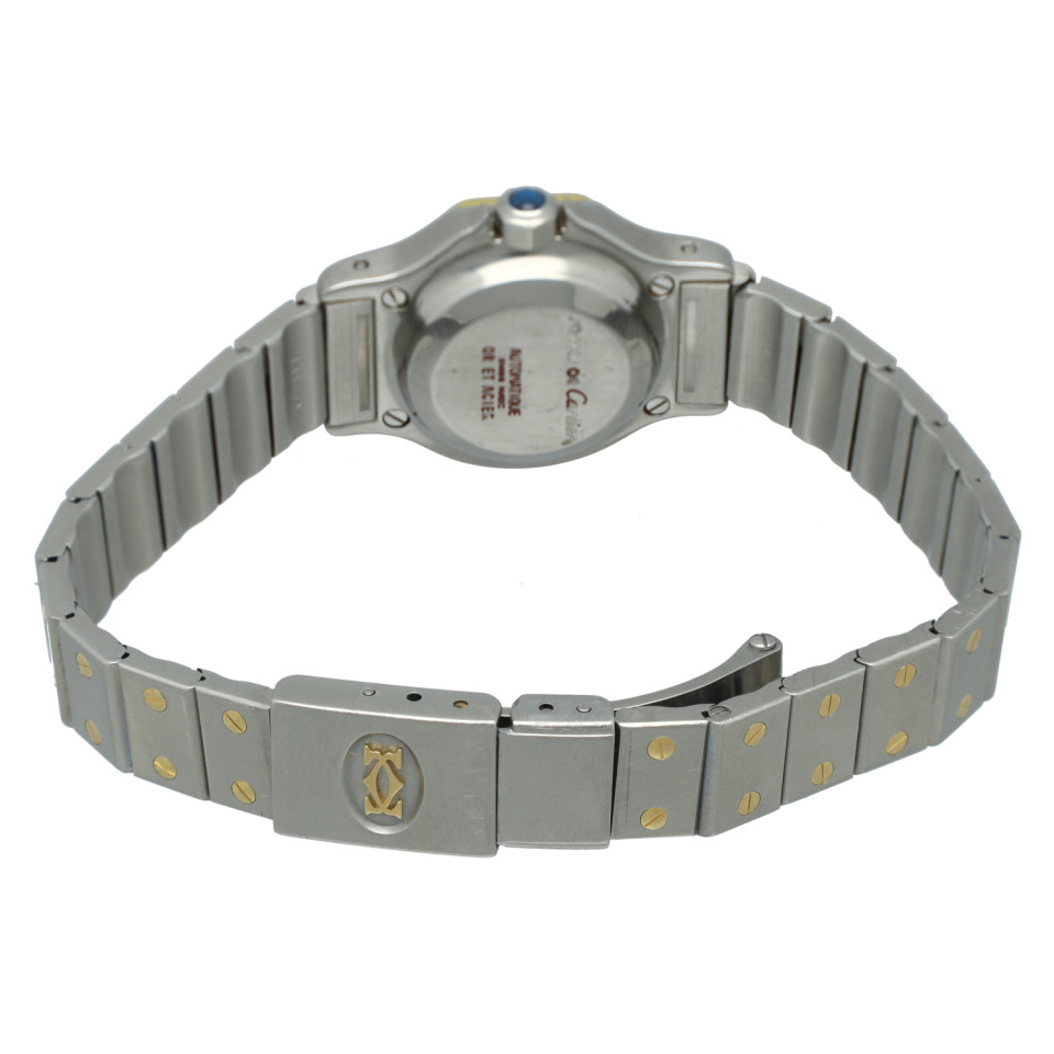 Cartier Santos Octagon Goud/Staal Ref.0907