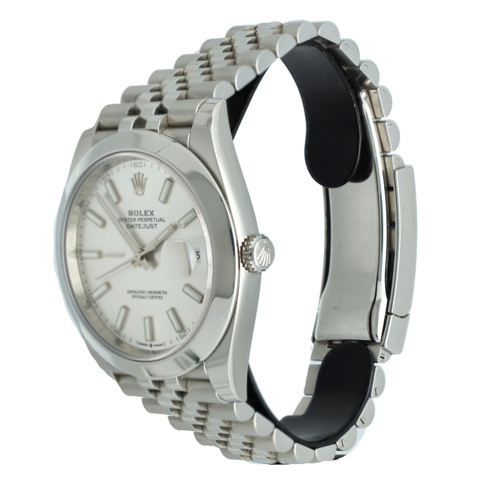 Rolex Datejust 41 Ref.126300 Silver Index Jubilee