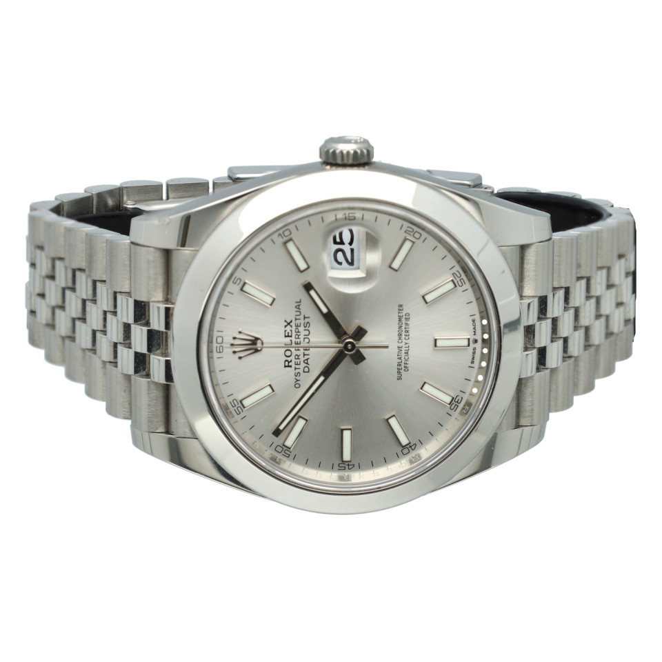 Rolex Datejust 41 Ref.126300 Silver Index Jubilee
