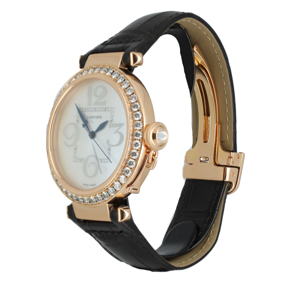 Cartier Pasha RoseGold MOP Dial 