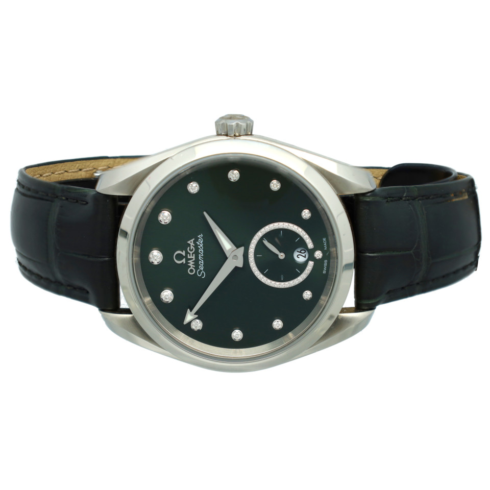 Omega Seamaster Aqua Terra Green/Diamonds