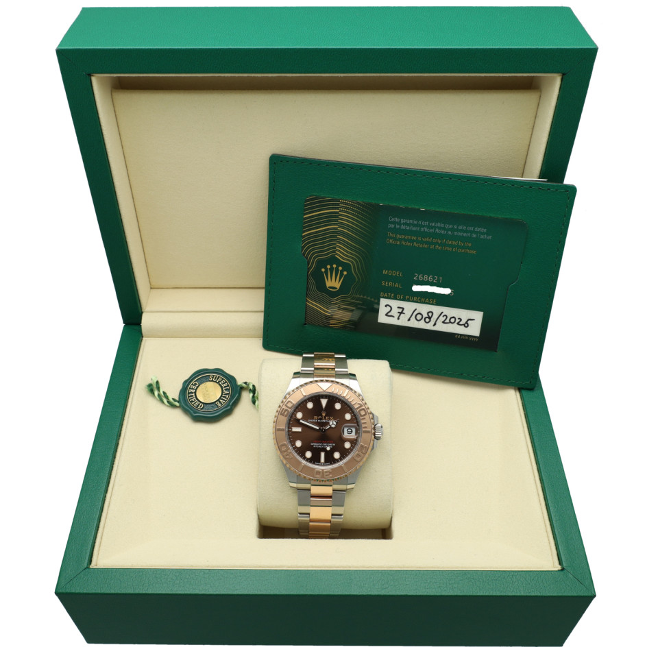 Rolex Yacht-Master 37 Ref.268621 Rosegoud/Staal