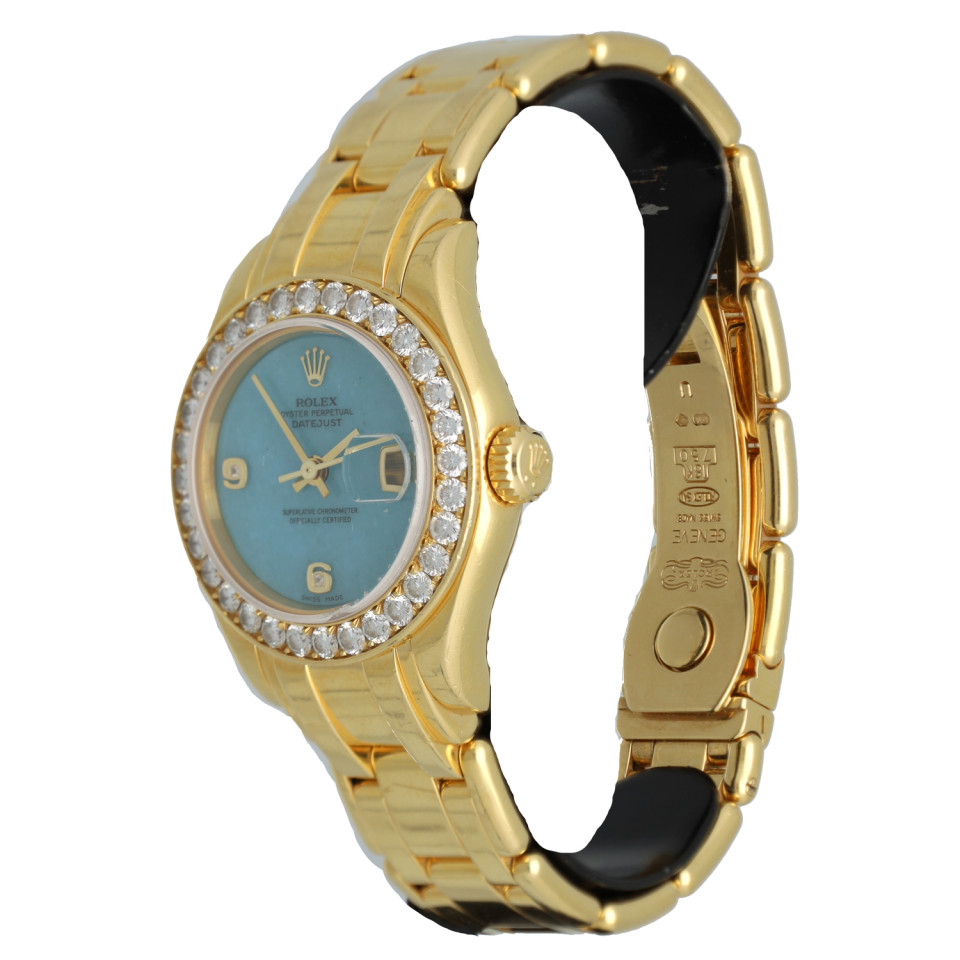 Rolex Lady-Datejust Pearlmaster Factory Tiffany dial