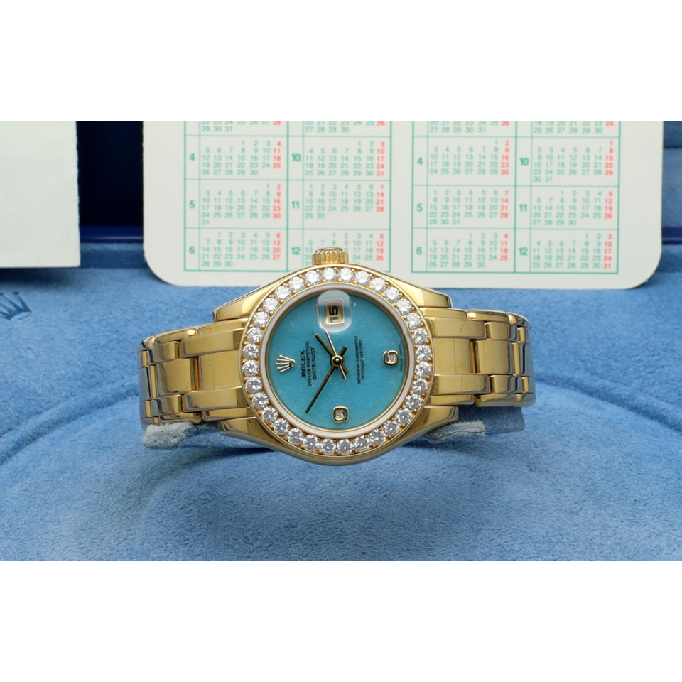 Rolex Lady-Datejust Pearlmaster Factory Tiffany dial