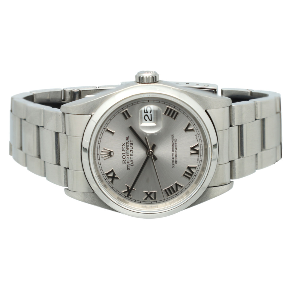 Rolex Datejust 36 mm Ref: 16200 Silver Dial