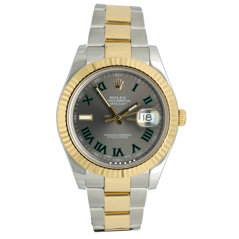 Rolex Datejust II Ref.116333 Goud/Staal Wimbledon