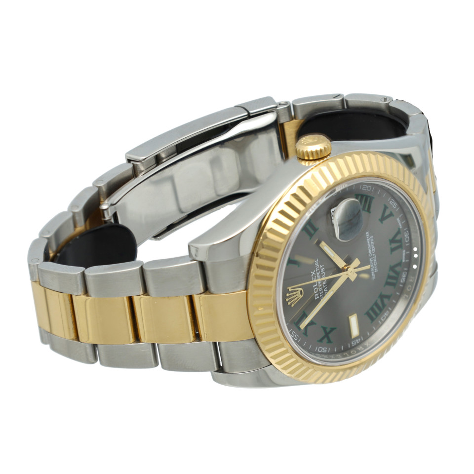 Rolex Datejust II Ref.116333 Goud/Staal Wimbledon