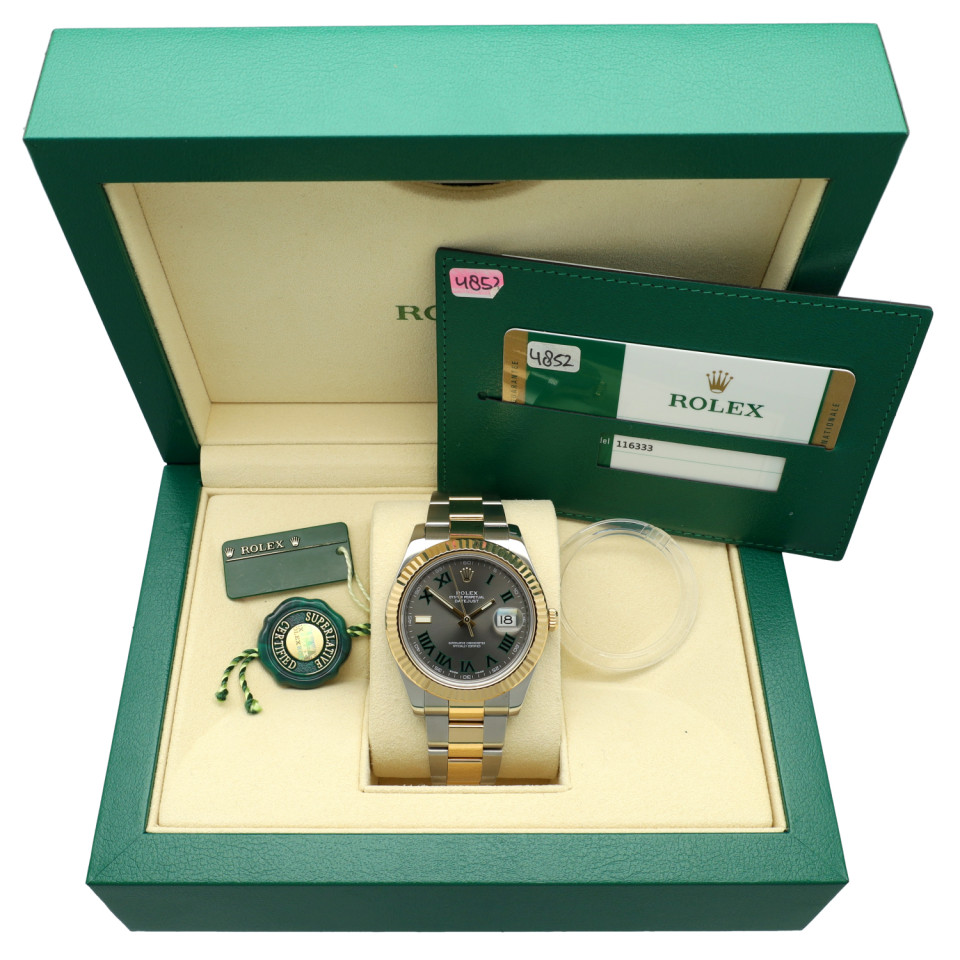 Rolex Datejust II Ref.116333 Goud/Staal Wimbledon