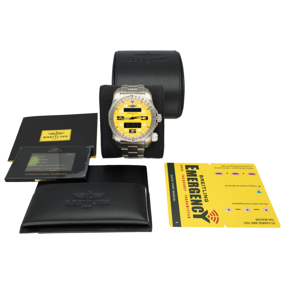 Breitling Emergency Cobra Yellow Dial 51mm Ref.E76325