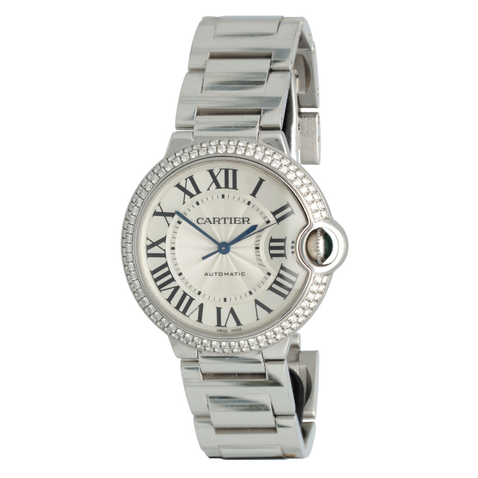 Cartier Ballon Blue 18 Krt Witgoud-Diamant