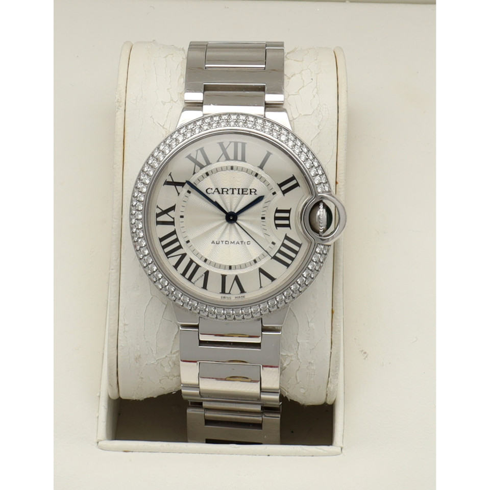 Cartier Ballon Blue 18 Krt Witgoud-Diamant