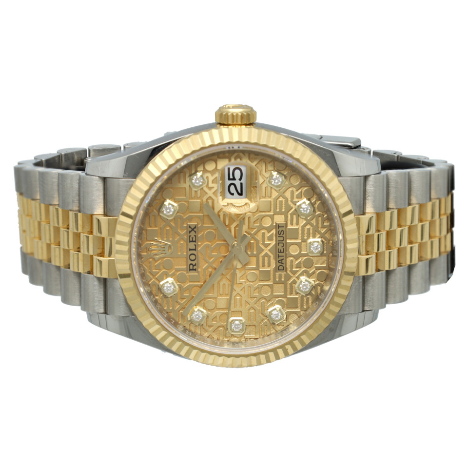 Rolex Datejust 36 Ref: 126233  Goud/Staal