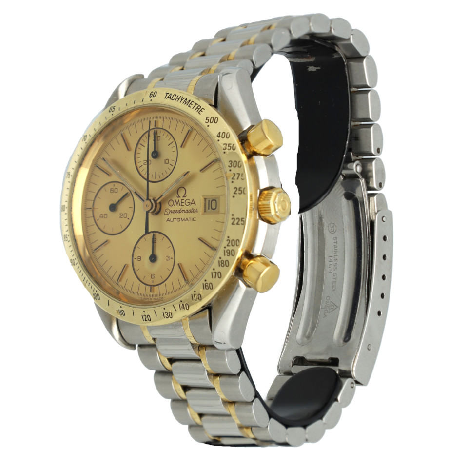 Omega Speedmaster Reduced 39 MM Goud/Staal