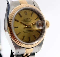 Rolex Datejust Goud/Staal