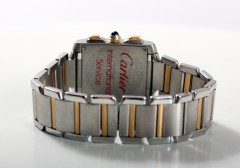 Cartier Tank Francaise Chronoflex Goud/Staal