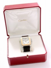 Cartier Santos 100 XL Goud/Staal Chronograaf Ref.2740