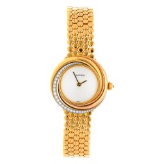 Cartier Trinity 18Krt. Tri-Color gouden dames horloge