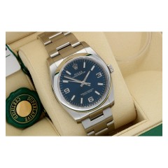 Rolex Oyster Perpetual Blue Dial 116000