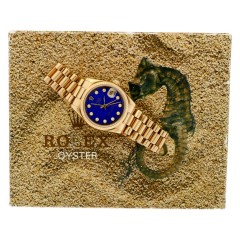 Rolex Datejust 18Krt. goud President Lapis Lazuli