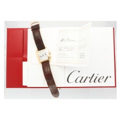 Cartier Tank Chronoflex 18Krt. goud