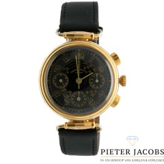 18 K. gold Movado Zenith Chronograph Cal. 146 HP '' vintage watch'' 1960s