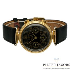 18 K. gold Movado Zenith Chronograph Cal. 146 HP '' vintage watch'' 1960s