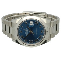 Rolex Datejust 41 ''Blue/Roman Index'' Ref.126300
