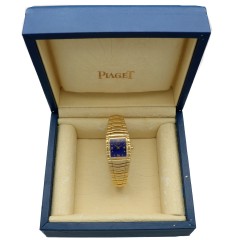 Piaget Tanagra 18Krt. Lapiz Lazuli Wijzerplaat.