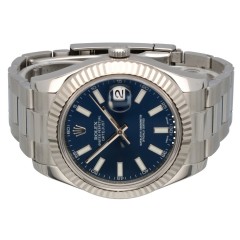 Rolex Datejust II ''Blue Dial'' Ref. 116334 GERSERVEERD