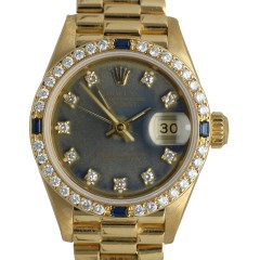 Rolex Lady-Datejust Ref: 69088 Diamant/Saffier