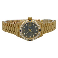 Rolex Lady-Datejust Ref: 69088 Diamant/Saffier