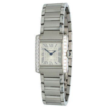 Cartier Tank Francaise Ref. W4TA0020 Factory Diamonds