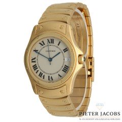 Cartier Santos Galbee Ronde 18Krt.