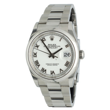 Rolex Datejust 36 White/Roman dial Ref. 126200