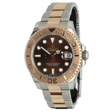 Rolex Yacht-Master 37 Ref: 268621 Rosegoud/Staal