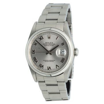 Rolex Datejust 36 mm Ref: 16200 Silver Dial
