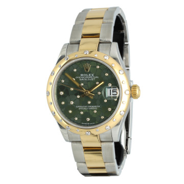 Rolex Datejust 31 GreenDiamond/Flower Dial