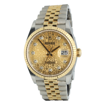 Rolex Datejust 36 Ref: 126233  Goud/Staal